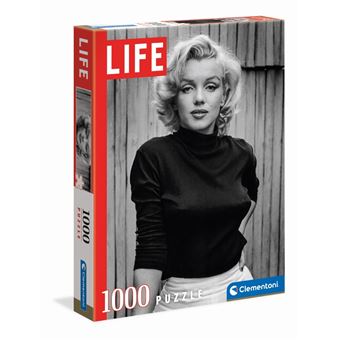 Puzzle 1000 pièces Clementoni Life Marilyn Monroe