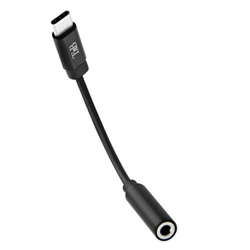 Adaptateur USB Type-C vers Jack 3.5 mm femelle T'n'b Noir