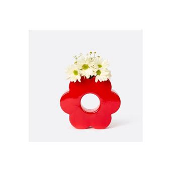 Vase Doiy Daisy Rouge