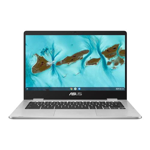 Asus ChromeBook 14 C424MA-EB0082 14"""" Intel Pentium Silver 8 Go RAM 64 Go eMMC Argent - PC Portable. 