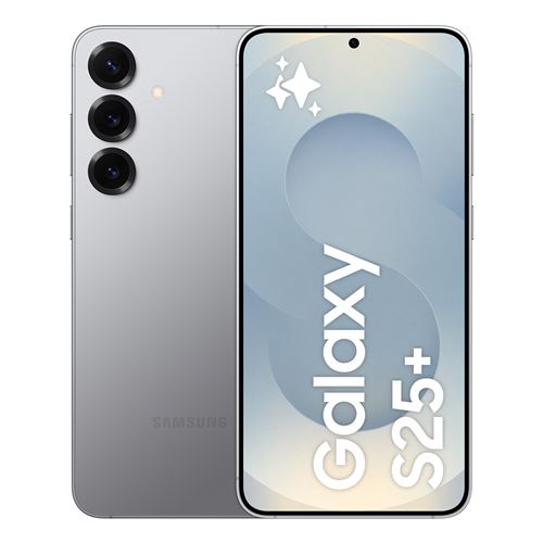 Samsung Galaxy S25+ Qualcomm Snapdragon 8 Elite 12GB 512GB Storage 6.7" Dynamic AMOLED Android 15 Smartphone - Silver Shadow