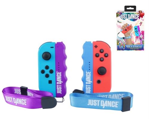 Poignées de confort avec dragonne Subsonic Just Dance 2019 pour Nintendo Switch JoyCon
