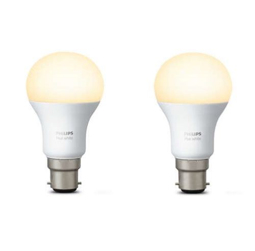 Pack de 2 ampoules Philips Hue B22 Blanches