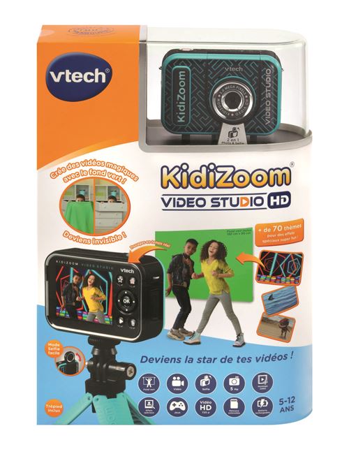 KidiZoom Video Studio HD Vtech - [Artikel bestemd voor de Franse markt (niet verkrijgbaar in het Nederlands)]
