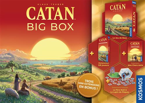 Jeu de stratégie Asmodee Catan Big Box