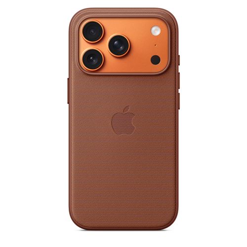 Coque Apple en tissage technique avec MagSafe sienne pour iPhone 17 Pro
