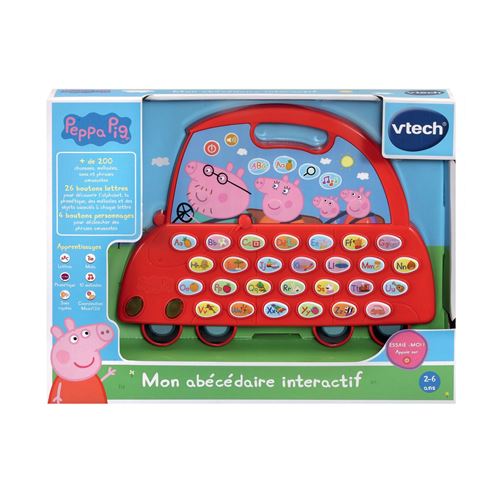 Mon Abécédaire interactif Vtech Peppa Pig