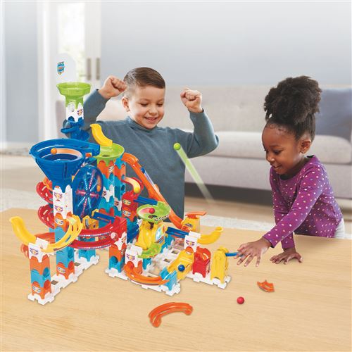 150 Pièces Transparente Tricky Bille Jeux de Construction Circuit Billes Jeu Educatif Marble Rush STEM Labyrinthe Jeux Convient - Jeux - Jouets