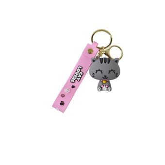 Porte-clés Itotal Chat Gris