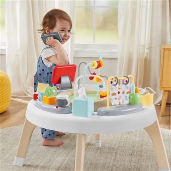 Siège d'activités bébé transformable en table Fisher Price - Autres jeux  d'éveil