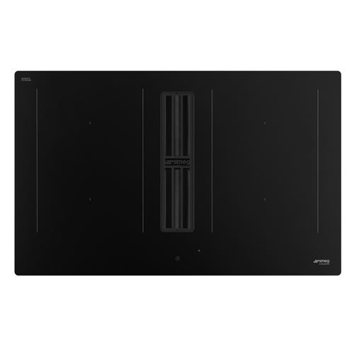 Plaque De Cuisson avec Hotte Intégrée Smeg Hobd382N2 Noir Mat