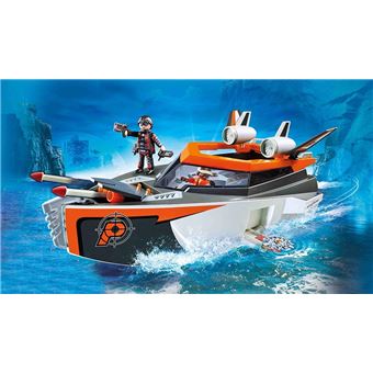 Playmobil Top Agents 70002 Bateau Turbo SPY TEAM