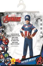 Déguisement Captain America Garçon 7/8 Ans Bleu I-640832l 7/8 ANS - Coloris : Bleu - I-640832L
