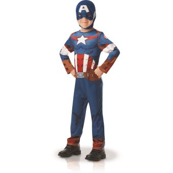 Déguisement Captain America Garçon 7/8 Ans Bleu I-640832l 7/8 ANS - Coloris : Bleu - I-640832L