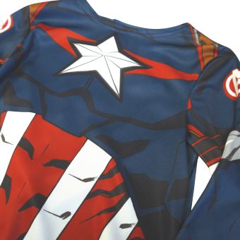 MARVEL'S CAPTAIN AMERICA DEMI-MASQUE (ENFANT) - Demi-masque moulé