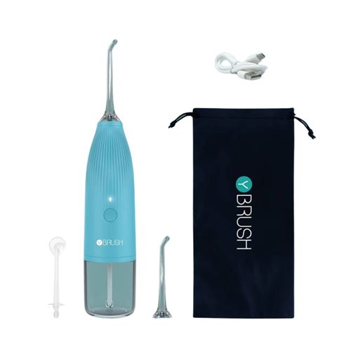 Hydropulseur Y-Brush avec gratte langue Bleu