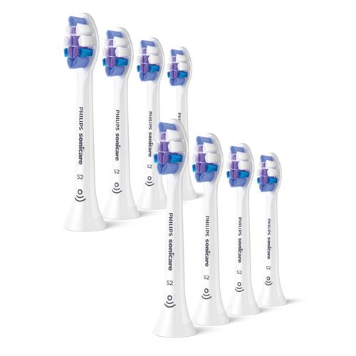 Brossettes Dentaires Philips Sonicare Hx6058/87 Lot De 8 Blanc