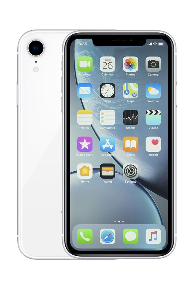 Apple iPhone XR 64Go Blanc Reconditionné Grade A+ Reborn - iPhone
