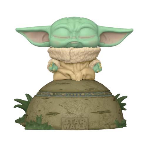 Funko Figurine Pop Deluxe Mandalorian The Child Using The Force