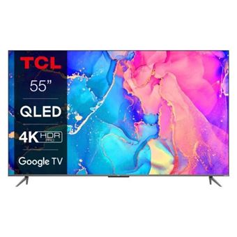 TV QLED Tcl 55C631 139 cm 4K UHD Argent Reconditionné - 1