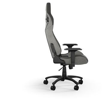 Chaise Gaming Corsair T3 Rush - Confort Ergonomique, Charge Max 120 Kg, Couleur Gris - Pour Sessions De Jeu Longues