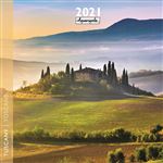 Calendrier Aquarupella Toscane 2021 30 x 30 cm