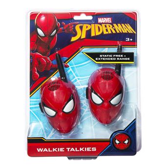 LEXIBOOK Talkie-walkie enfant Spider-Man portée 2 km morse
