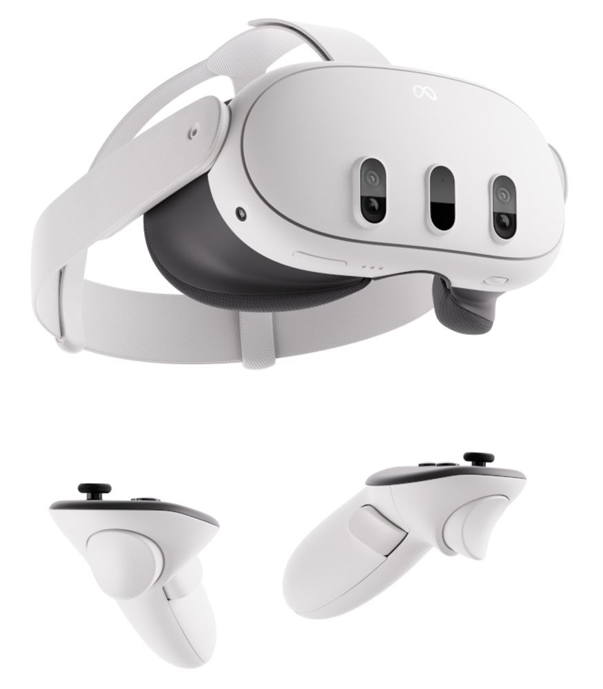 Casque réalité virtuelle et mixte Meta Quest 3 128 Go Blanc