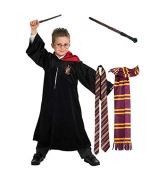 Robe, baguette, écharpe et cravate Warner Harry Potter