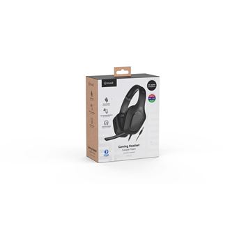 Casque stéréo filaire Muvit H100 pour PC Noir