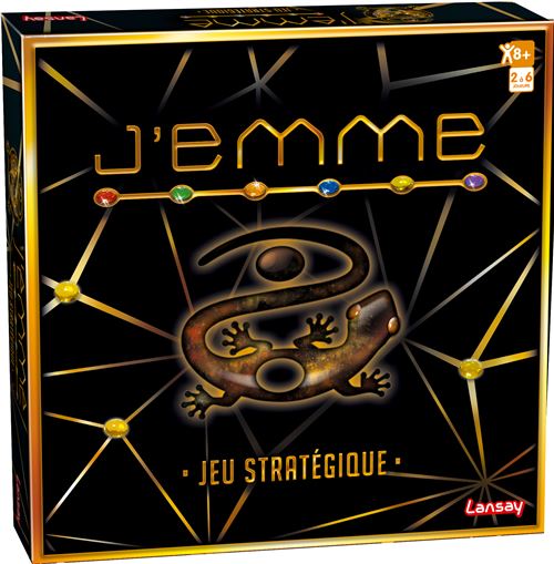 Jeu de Société Lansay J'EMME – Jeu Stratégique pour Enfants dès 8 Ans