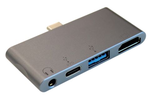 Hub USB 4 en 1 pour Ipad Gris Sideral