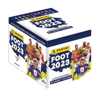 Boîte de 50 pochettes à collectioner Panini Foot 2023