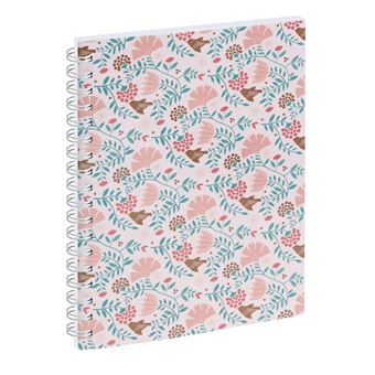 Calendrier Exacompta Hebdo-Malin Mini Labo 21 x 15 cm Oiseaux