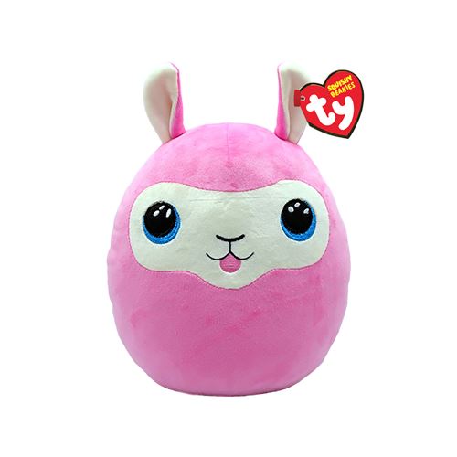 Ty Rose Animal En Peluche Squish A Boos Small Coussin Lana Le Lama 20 Cm