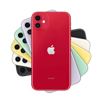 Apple iPhone 11 - (PRODUCT) RED - 4G Smartphone - Dual-SIM / Interner Speicher 64 GB - LCD-Anzeige - 6.1" - 1792 x 828 Pixel - 2 x Rückkamera 12 MP, 12 MP - front camera 12 MP - Rot - 1