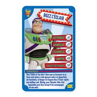 Jeu de cartes Top Trumps Toy Story 4