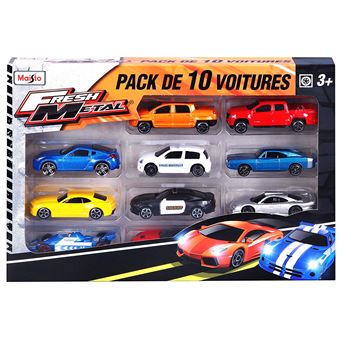 Set de 10 véhicules Bburago Maisto Fresh Metal 1:72 Modèle aléatoire