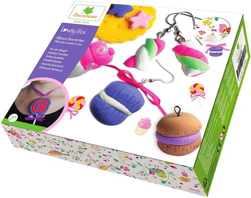 Kit cr&eacute;atif Au Sycomore Lovely Box Bijoux Sucreries