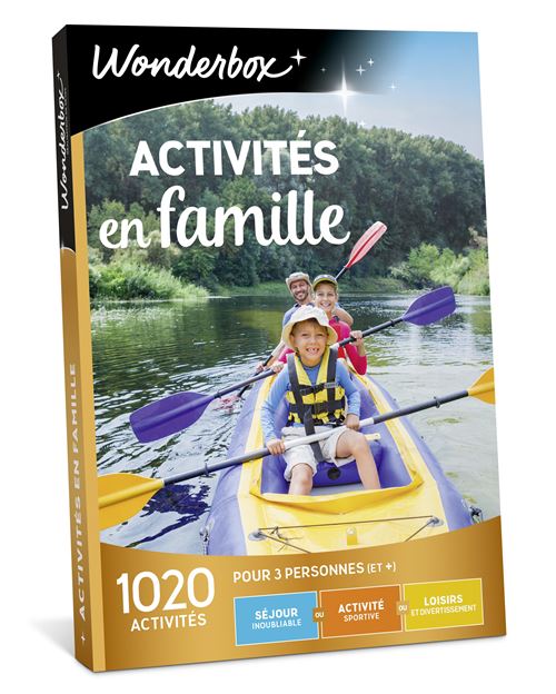 Coffret cadeau Wonderbox Activités en famille