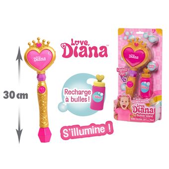 Sceptre à Bulles Love Diana Lumineux