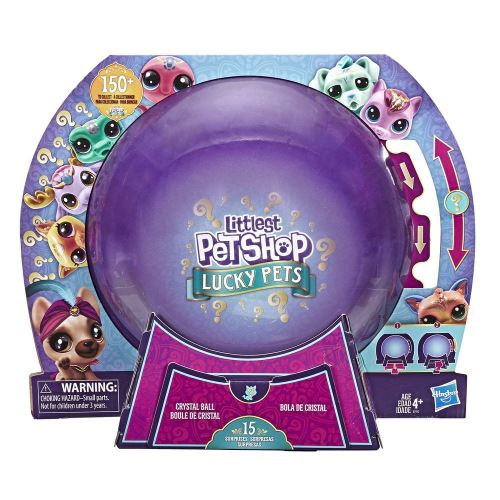 Littlest Petshop Kristallen Bol met 7 Geluksdiertjes
