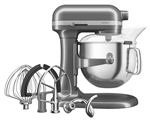 Robot pâtissier à bol relevable KitchenAid Artisan 5KSM70SHX 375 W 6,6 L Gris étain