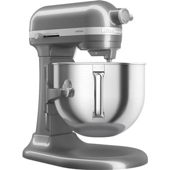 Robot pâtissier à bol relevable KitchenAid Artisan 5KSM70SHX 375 W 6,6 L Gris étain