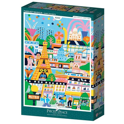 Puzzle 1000 pièces Alize Pieces & Peace Paris est magique