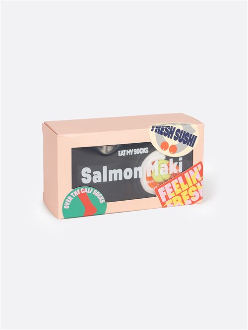 Chaussettes eat my socks Maki Saumon