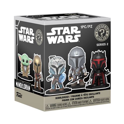 Funko Mystery Mini: The Mandalorian Mini Figurine en Vinyle à Collectionner Idée de Cadeau Produits Officiels Jouets pour Les Enfants et Adultes TV Fans et Exposer