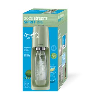 Machine à soda et eau gazeuse Sodastream Spirit Edition Limitée Vert