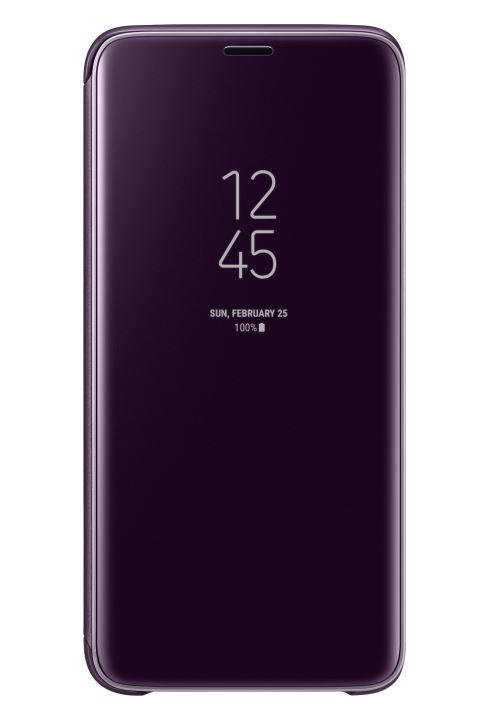 Etui Samsung Clear View Violet pour Galaxy S9