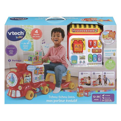VTech Tchou Tchou Loco Mon porteur évolutif
